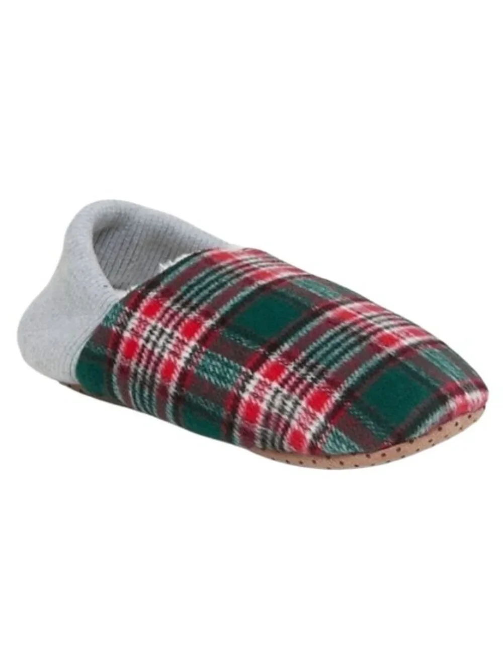 Old Navy Men’s Cozy Slipper Socks Green Red Plaid L/XL NWT